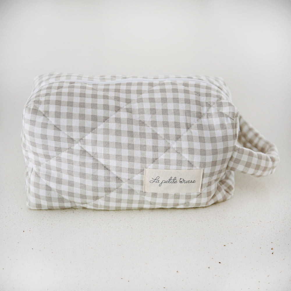 Petit sac de toilettage matelassé