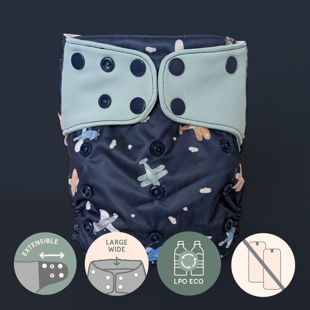 Pocket diaper • Evolution
