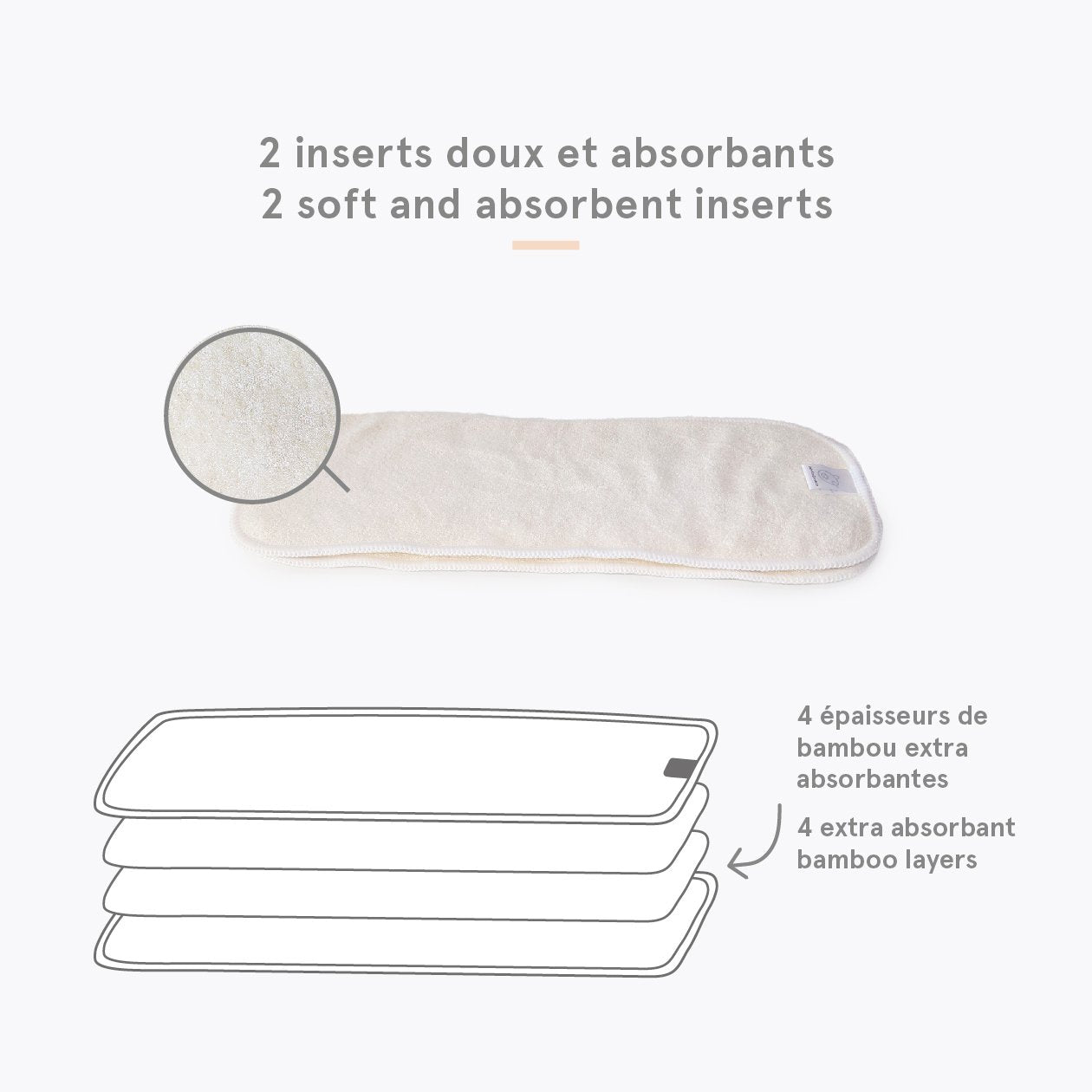 Couche à poche Bébé de Juillet Bouton-pression