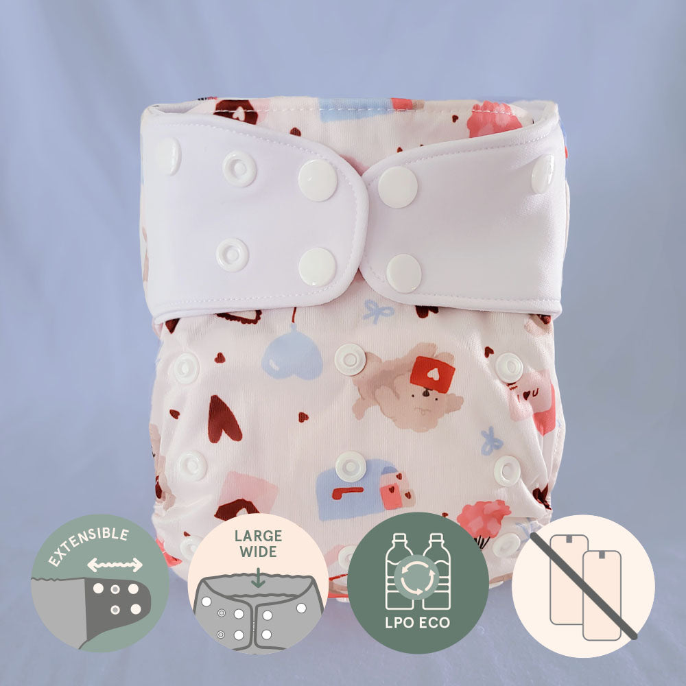 Pocket diaper • Evolution