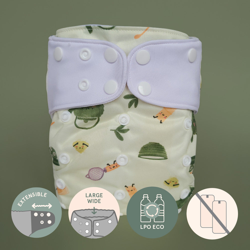 Pocket diaper • Evolution