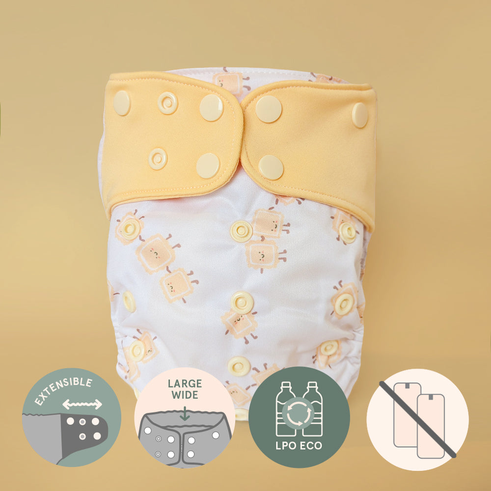 Pocket diaper • Evolution
