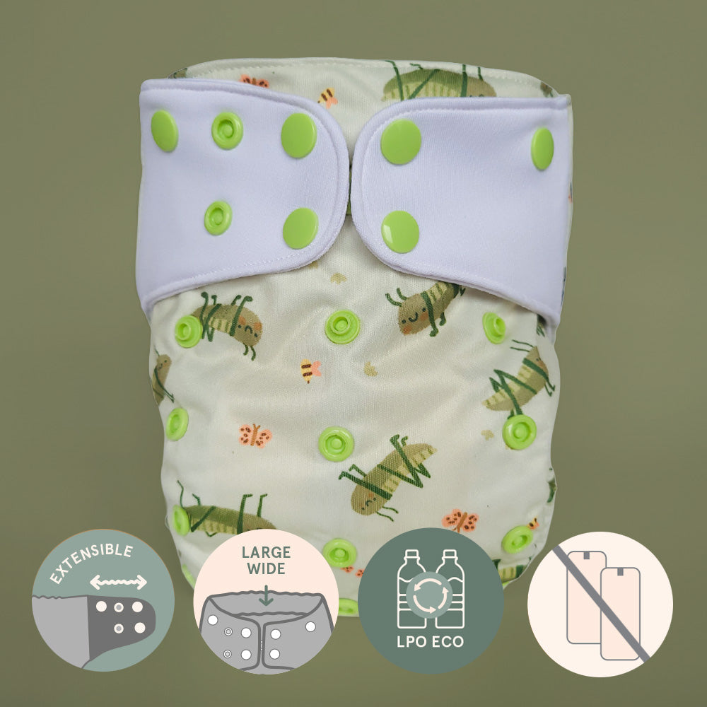 Pocket diaper • Evolution