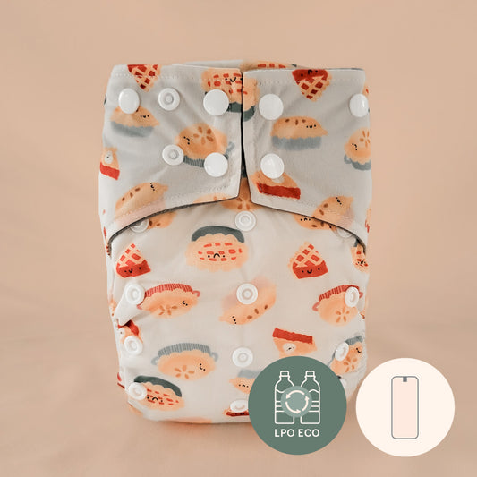 All-in-one (AIO) Diapers