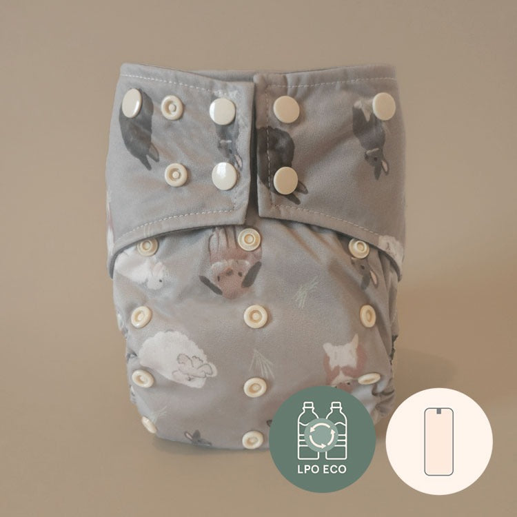 All-in-one (AIO) Diapers