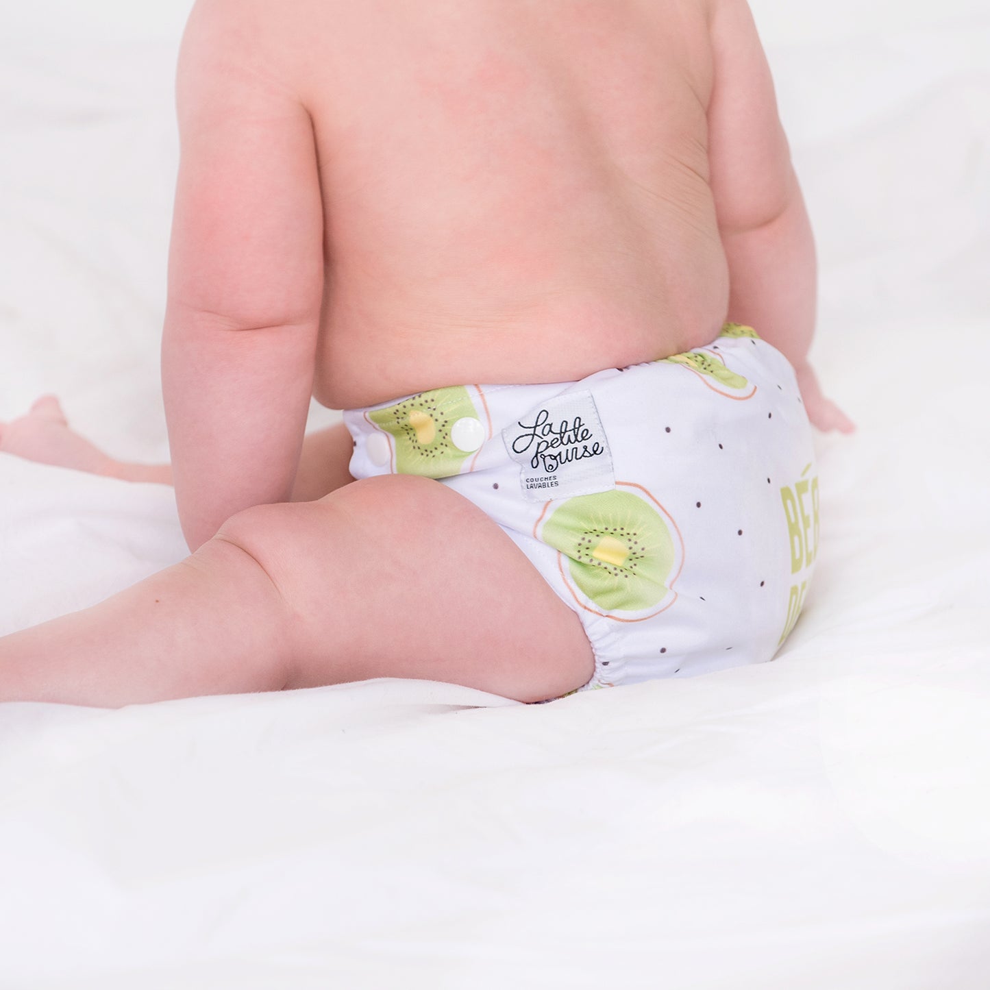 Couche à poche Bébé de Mai Bouton-pression