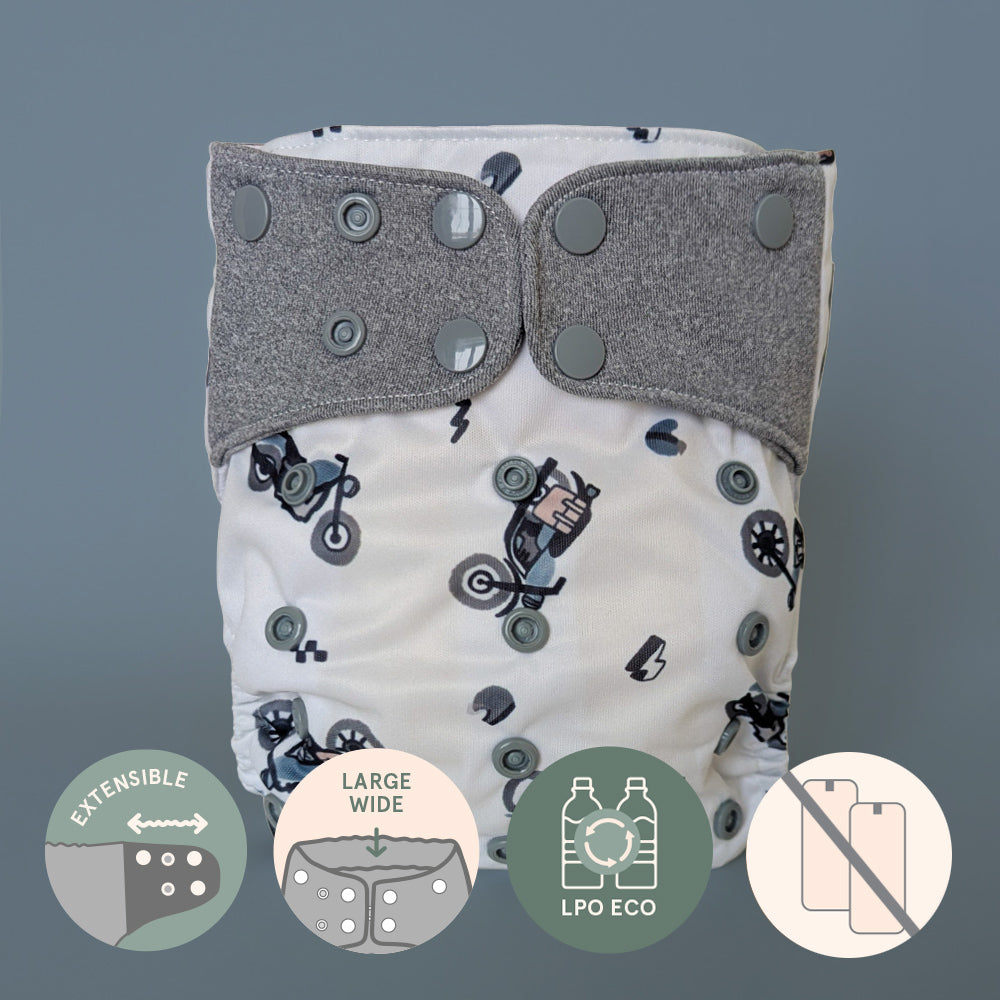 Pocket diaper • Evolution